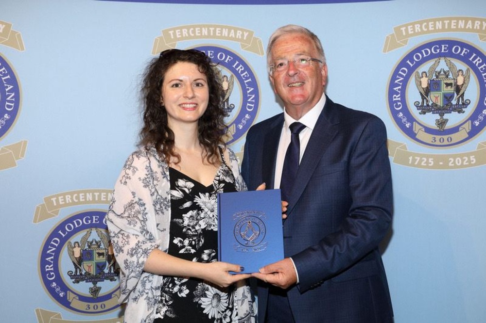 Liveryman Kindra Faulks Reports - New Book released to mark the Tercentenary of the Grand Lodge of Ireland in Dublin.