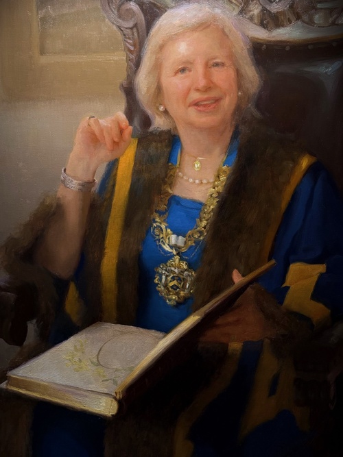 Portrait unveiled of Past Master Helen Esmonde