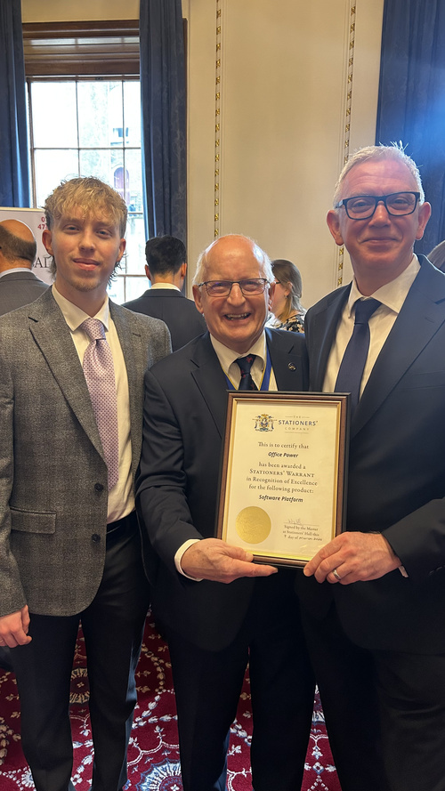 Stationers’ Company Warrant 2026: Office Power retains prestigious industry recognition