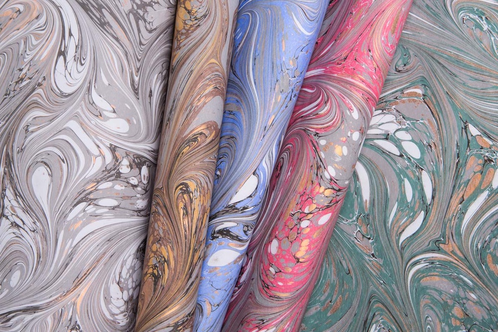 Marbled Paper - This talk will explore the eastern origins of the art and its reception in places like England.