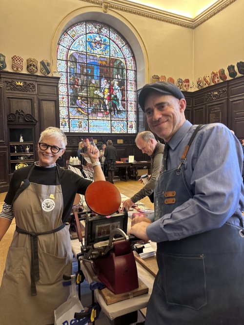 Liveryman Simon Trewin and printing partner Tania designs a miniature Matchbox Almanack for Open House