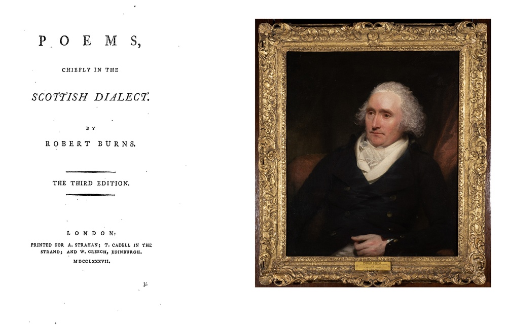 1787: Thomas Cadell publishes Robert Burns