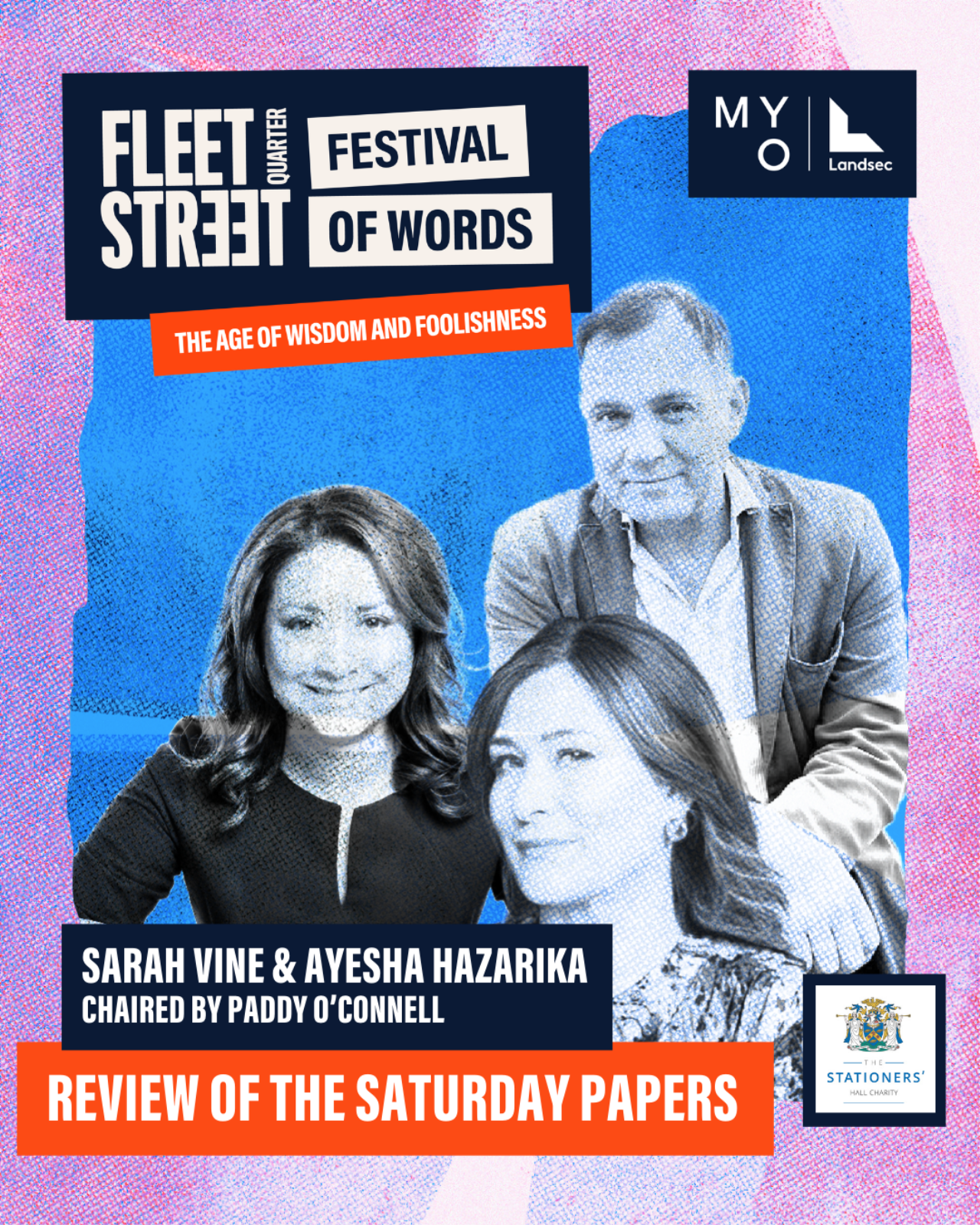 Festival of Words Series: Review of the Saturday Papers Chaired by Paddy O'Connell